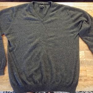 Like New Pronto Uomo 100% Cashmere V-neck